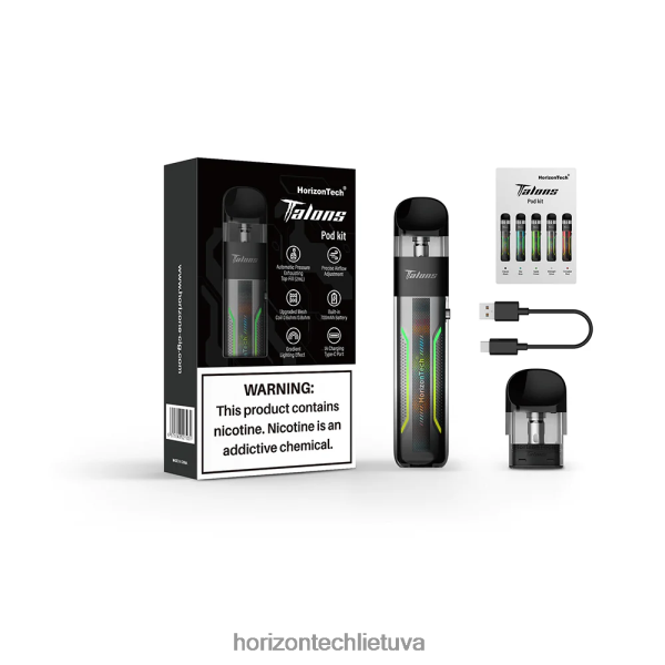 Horizon Tech Coils - HorizonTech Talons pradedančiojo rinkinys JZ6P80200 vidurnakčio sidabras