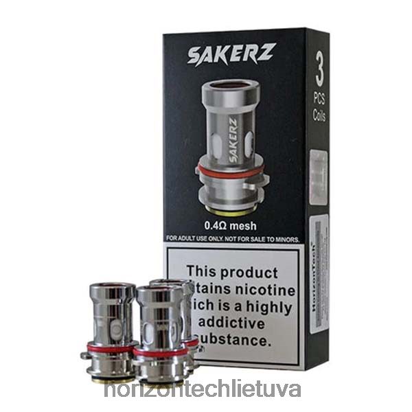 HorizonTech Vape Kit - HorizonTech Sakerz ritės (3 pak.) JZ6P80159 0,4 omo (3 pakuotės)
