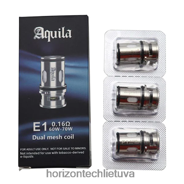 HorizonTech Vape Lietuva - HorizonTech Aquila ritė (3 pak.) JZ6P8013 e2 - 0,14 omo (3 pakuotės)