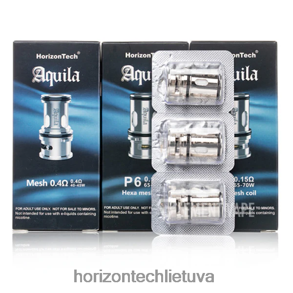 HorizonTech Vape Lietuva - HorizonTech Aquila ritė (3 pak.) JZ6P80183 p6 – 0,15 omo (3 pakuotės)
