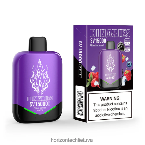 Horizon Tech Vape - HorizonTech Binaries Cabin vienkartinės sv JZ6P8094 trigubos uogos ledas