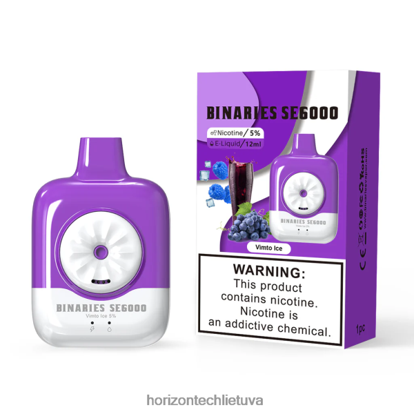 Horizon Tech Vape - HorizonTech Binaries Cabin vienkartinis 12ml JZ6P80154 vimto ledas