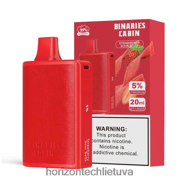 Horizon Tech Coils - HorizonTech Binaries Cabin vienkartinis 20ml JZ6P8078 braškių rūgščių juostos