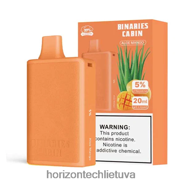Horizon Tech Company - HorizonTech Binaries Cabin vienkartinis 20ml JZ6P8075 alavijo mango