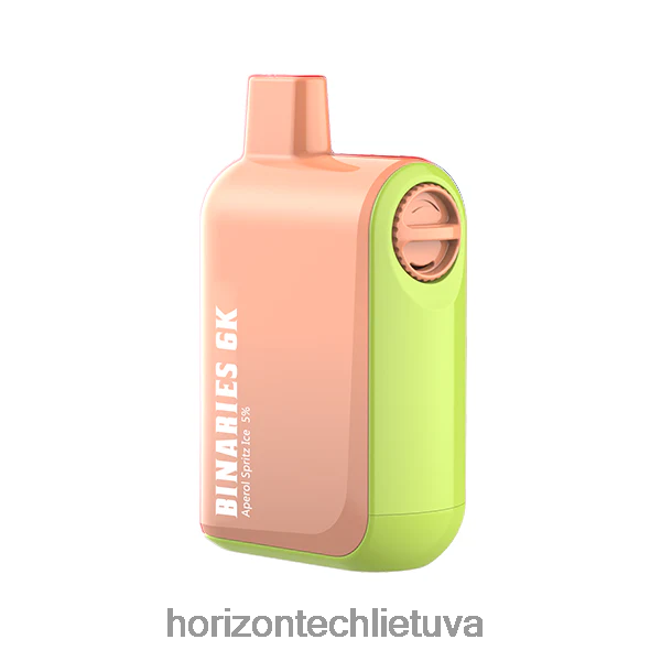 HorizonTech Disposable Vape - HorizonTech Binaries Cabin vienkartinis 15ml JZ6P8030 aperol spritz ledas