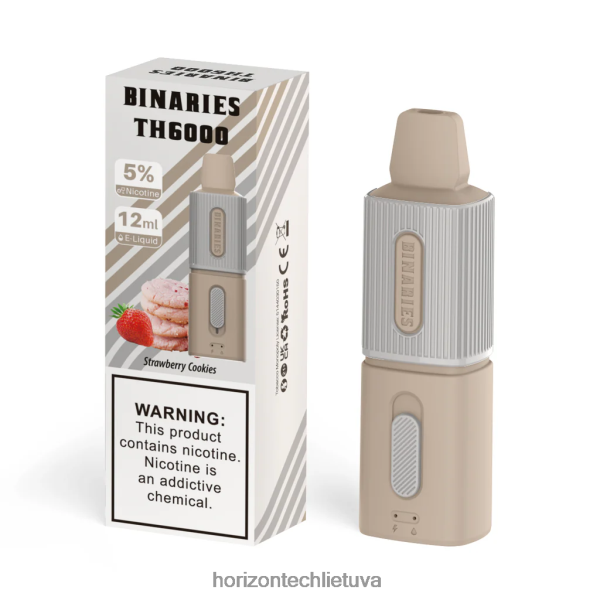 Horizon Tech Falcon Coils - HorizonTech Binaries Cabin th6000 vienkartinis 12ml JZ6P80116 braškiniai sausainiai