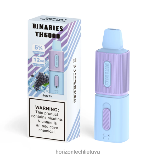 Horizon Tech Falcon Coils - HorizonTech Binaries Cabin th6000 vienkartinis 12ml JZ6P8096 vynuogių ledas